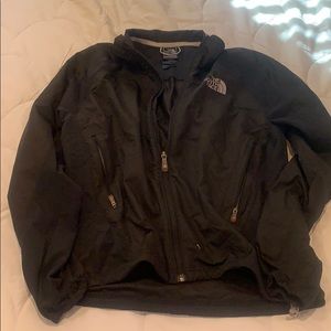 Black North Face Windbreaker Flight Series